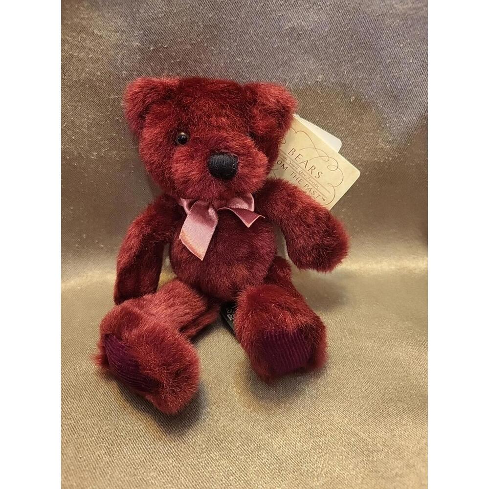 Bears from the Past Maroon Plush Bear Rhapsody 8"